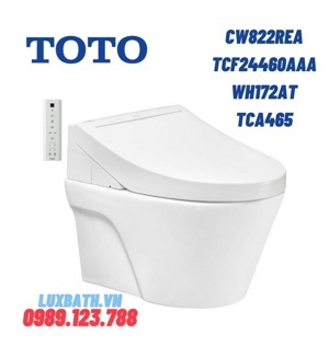 Bồn cầu Toto CW822REA/TCF24460AAA/WH172AT/TCA465 - Nắp điện tử treo tường