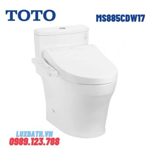 Bồn cầu Toto MS885CDW17 nắp rửa Washlet TCF23460AAA