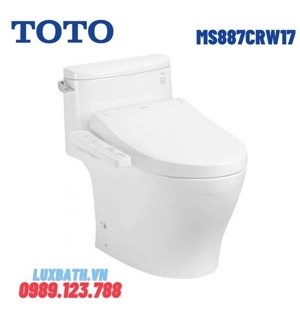 Bồn cầu Toto MS887CRW17 nắp rửa Washlet TCF23460AAA