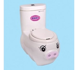 Bồn cầu trẻ em Thiên Thanh Piggy P0217TST2