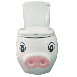 Bồn cầu trẻ em Thiên Thanh Piggy P0217TS2T