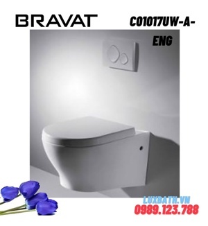 Bồn cầu treo tường Bravat C01017UW-A-ENG