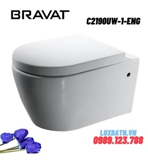 Bồn cầu treo tường Bravat C2190UW-1-ENG