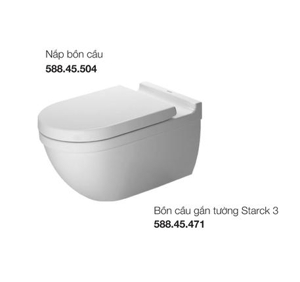 Bồn cầu treo tường Duravit Starck 3 Hafele 588.46.403