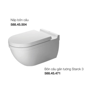 Bồn cầu treo tường Duravit Starck 3 Hafele 588.46.403