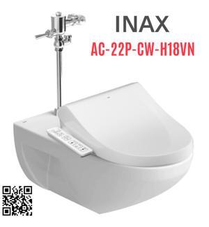 Bồn cầu treo tường Inax AC-22P+CW-H18VN, nắp điện tử