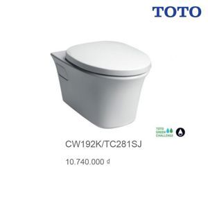 Bồn cầu treo tường TOTO CW192K