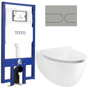Bồn Cầu Treo Tường TOTO CW812RA/TC600VS/WH172A/MB175M#SS