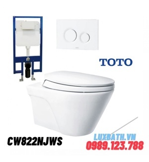 Bồn cầu treo tường Toto CW822NJWS/MB174P/WH172A