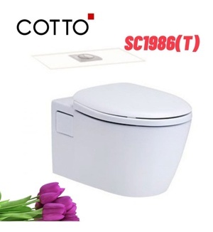 Bồn cầu treo tường Cotto SC1986T