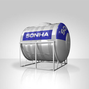 Bồn inox Sơn Hà ngang SHN2000 (Phi 1380)