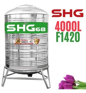 Bồn Inox Sơn Hà Đứng SH-4000 (Ф1420)