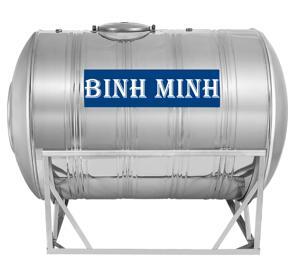 Bồn nước inox Bình Minh 3000 lít ngang