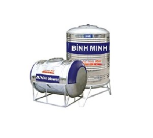 Bồn nước inox Bình Minh 310 lít đứng