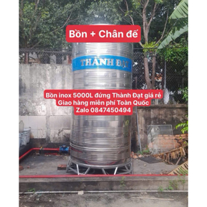 Bồn nước Inox Bình Minh 5000 lít đứng