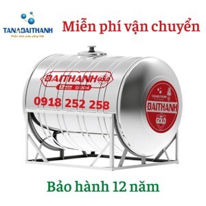 Bồn nước inox Đại Thành 3000 lít nằm