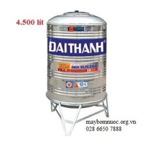 Bồn nước inox Đại Thành 4500 lít đứng