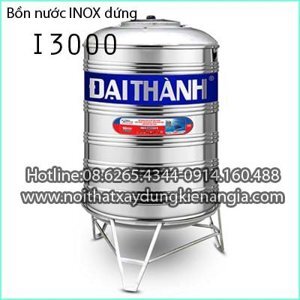 Bồn nước inox Đại Thành I3.000 đứng