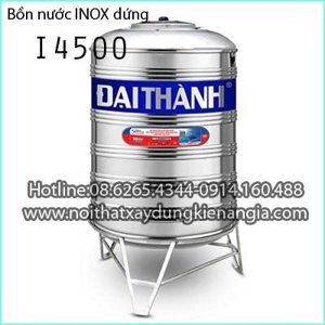 Bồn nước inox Đại Thành I4.500 đứng