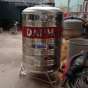 Bồn nước inox Dapha đứng 1000L