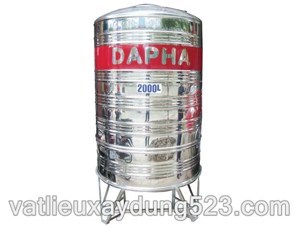 Bồn nước inox Dapha đứng 1000L