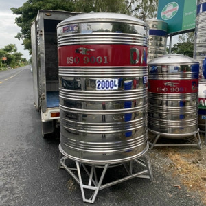 Bồn nước inox Dapha đứng 2000L