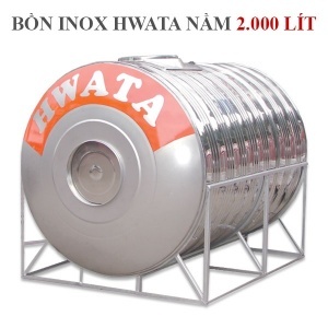 Bồn nước Inox Hwata 2000 lít ngang