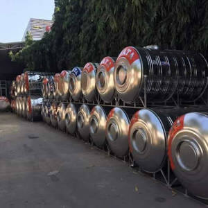 Bồn nước Inox Hwata 2500 lít ngang