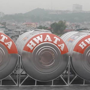 Bồn nước Inox Hwata 2500 lít ngang