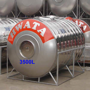 Bồn nước Inox Hwata 3500 lít ngang