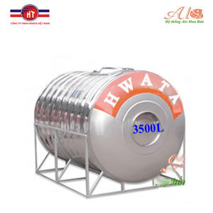 Bồn nước Inox Hwata 3500 lít ngang