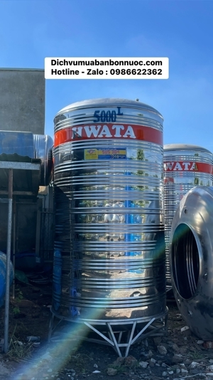 Bồn nước Inox Hwata 5000 lít đứng