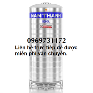 Bồn nước inox Nam Thành 5000 lít đứng