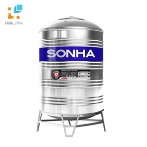Bồn nước Inox Sơn Hà đứng 3500L(Φ1380)