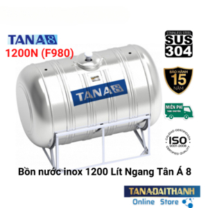 Bồn nước inox Tân Á Đại Thành 1200L