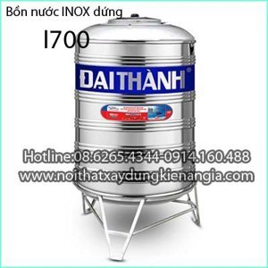 Bồn nước inox Tân Á Đại Thành I700 Đứng - SUS 304