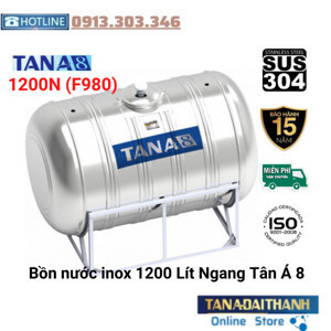 Bồn nước inox Tân Á Đại Thành 1200L