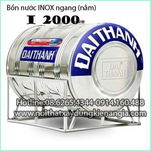 Bồn nước inox Tân Á Đại Thành I2000 ngang – SUS 304