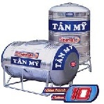 Bồn nước inox Tân Mỹ 2000L Ngang