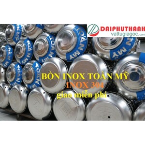 Bồn nước inox Toàn Mỹ 1000L Ngang SUS 304