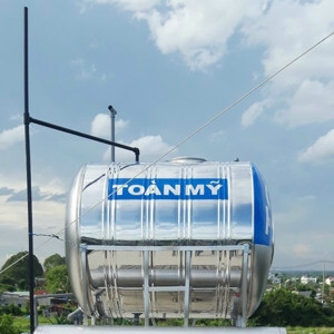 Bồn nước inox Toàn Mỹ 1500 lít ngang