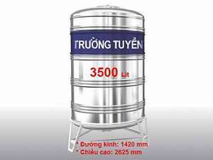 Bồn nước inox Trường Tuyền đứng 3500L