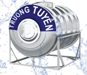 Bồn nước inox Trường Tuyền ngang 700L