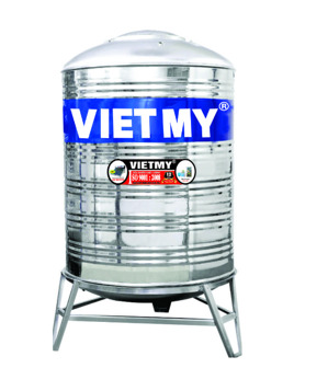 Bồn nước inox Việt Mỹ 2000 Đứng F 1380