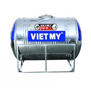 Bồn nước inox Việt Mỹ 2000L ngang F1380