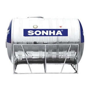 Bồn nước ngang Sơn Hà SH 1350L - 1350 lít , đường kính 1050 , Inox