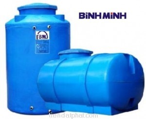 Bồn nước nhựa Bình Minh 1500 lít đứng