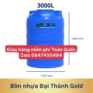 Bồn nước nhựa đứng Tân Á - 3000 lít