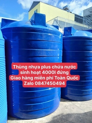 Bồn nước nhựa đứng Tân Á - 4000 lít