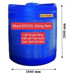 Bồn nước nhựa đứng Tân Á  - 5000 lít